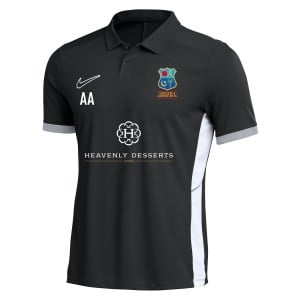 Nike Dri-FIT Academy 25 Polo - Black/White/White