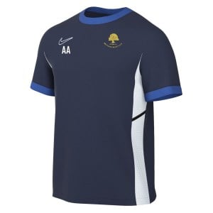 Nike Academy 25 Short-Sleeve Training Top - Obsidian/Royal Blue/White