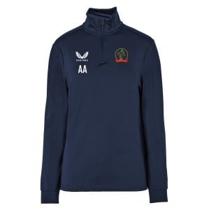 Castore Fleece Brushback 1/4 Zip Midlayer (W) - Navy