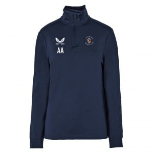 Castore Fleece Brushback 1/4 Zip Midlayer (W) - Navy