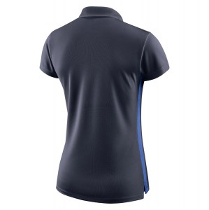 Nike Womens Academy 18 Performance polo (W) Obsidian-Royal Blue-White