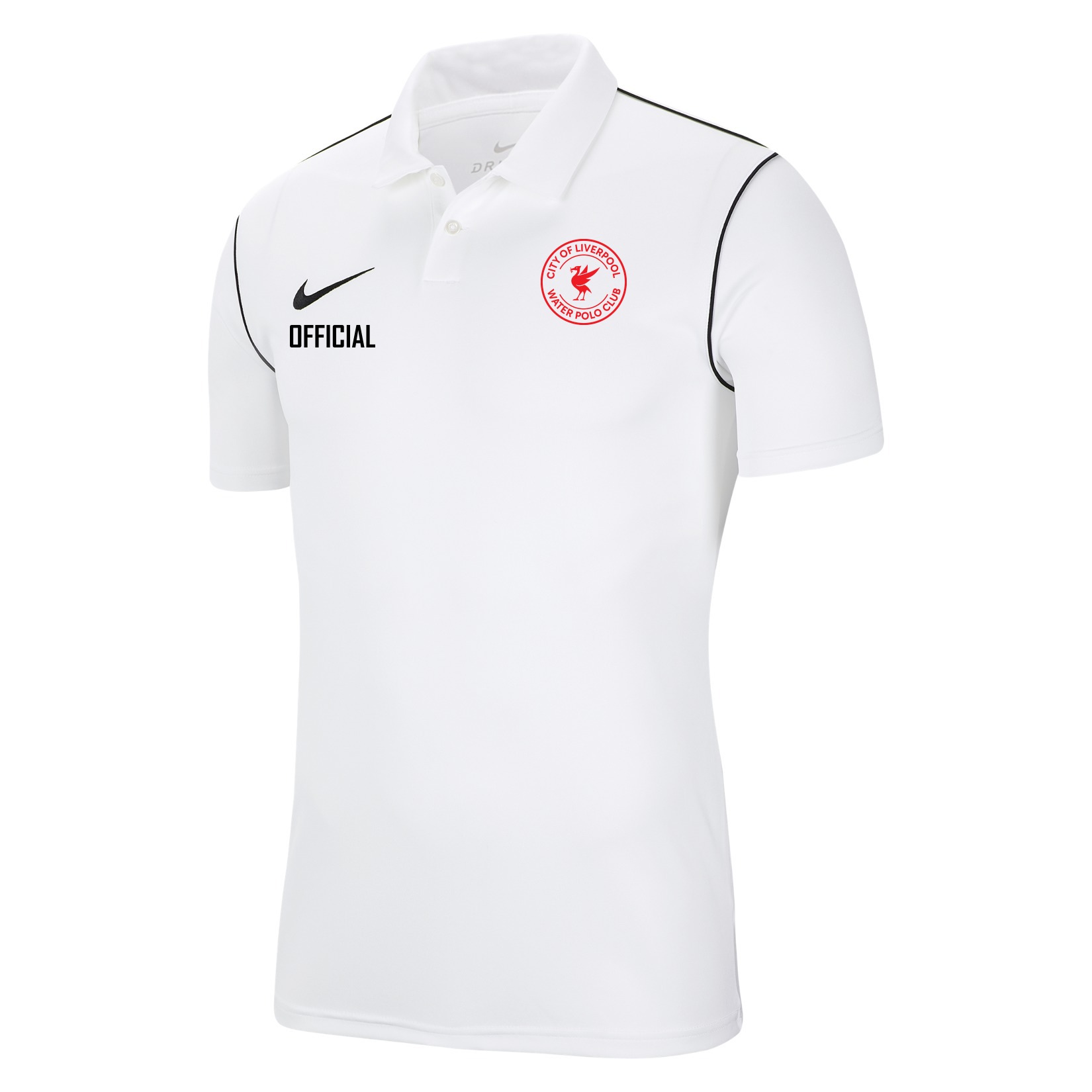 Nike Dri-FIT Park 20 Polo - White/Black/Black