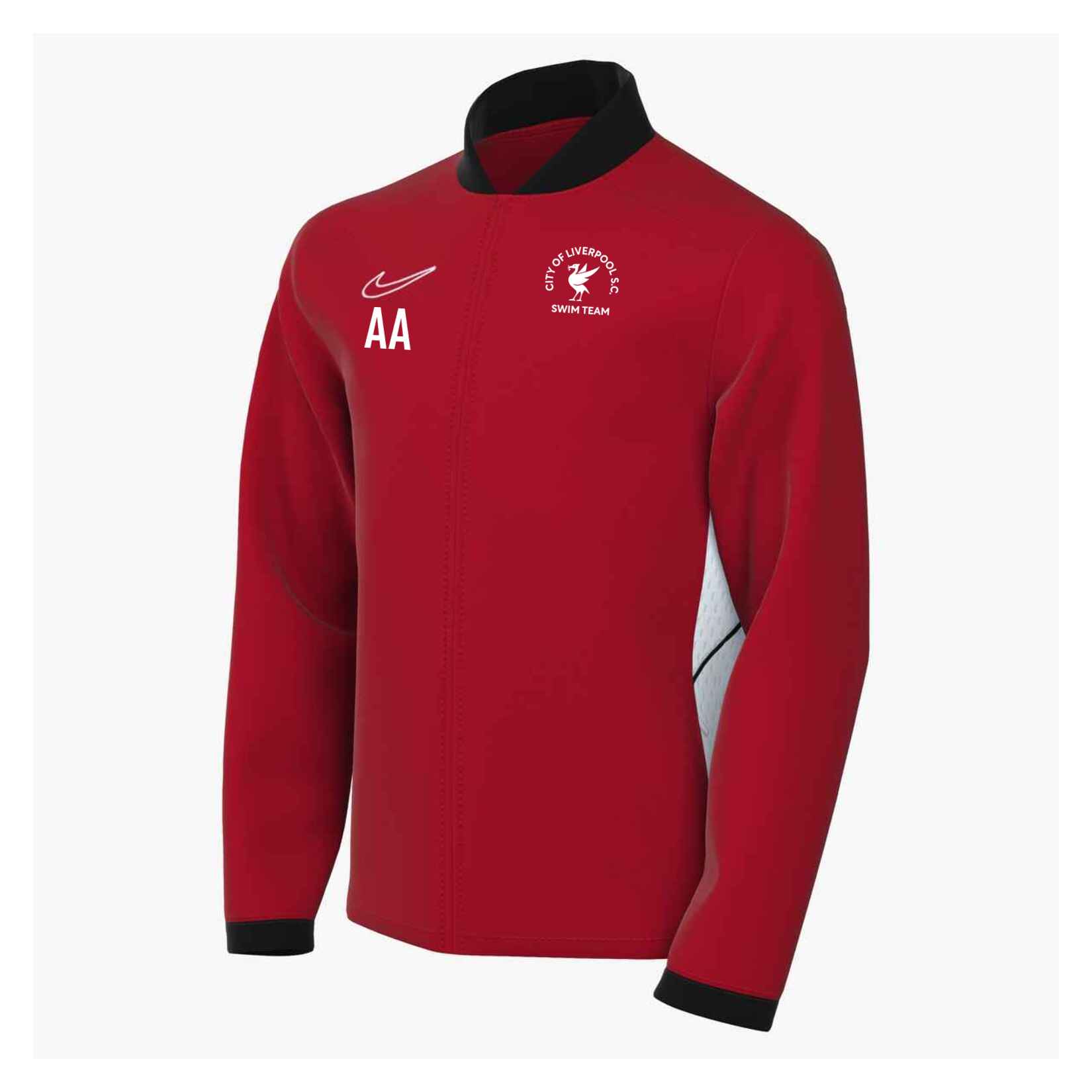 Nike Dri-FIT Academy 25 Knit Track Jacket - University Red/Gym Red/White