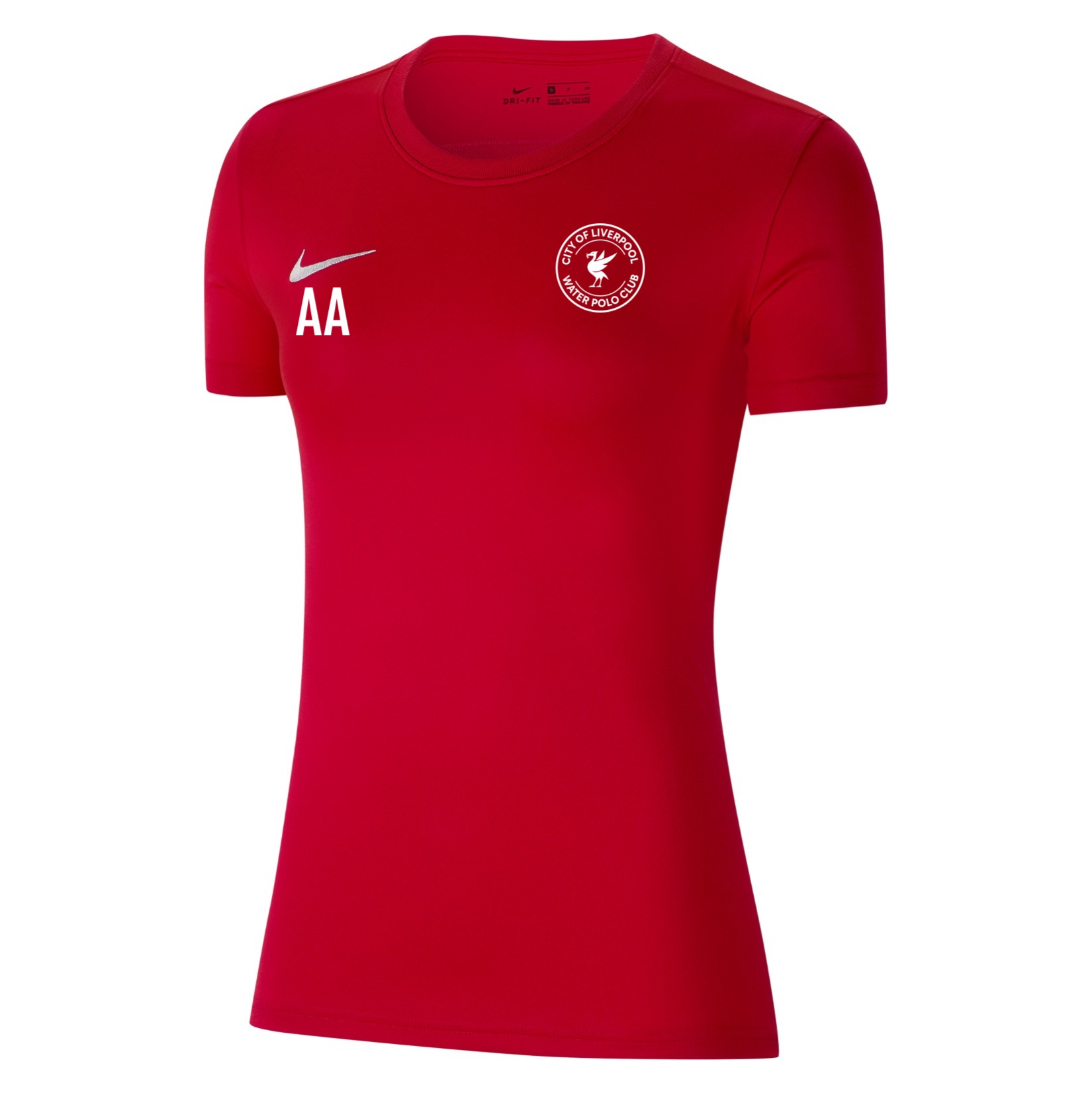 Nike Park VII Dri-FIT Womens Short Sleeve Shirt - University Red/White
