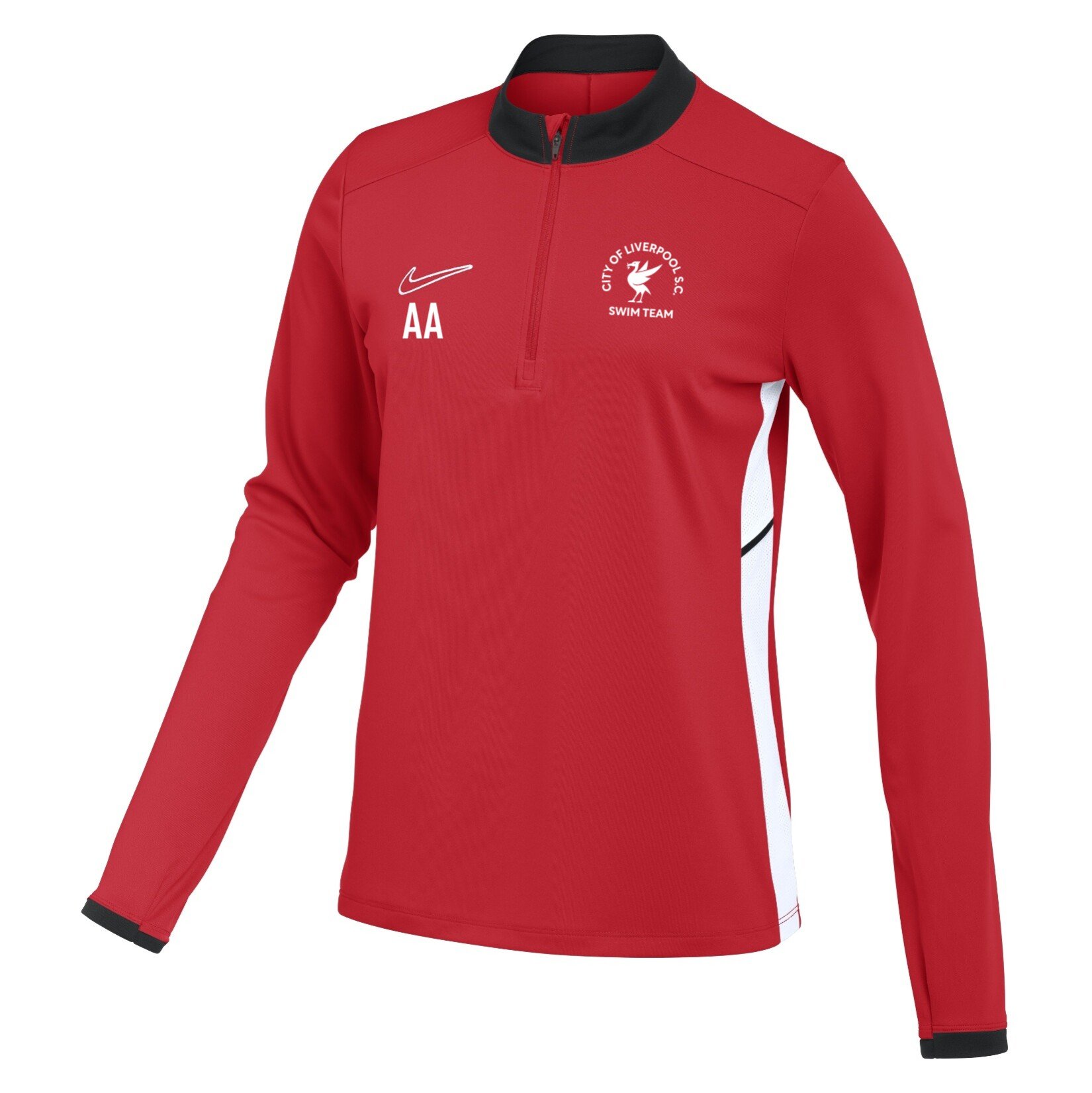Nike Dri-FIT Academy 25 Drill Top (W) - University Red/Gym Red/White