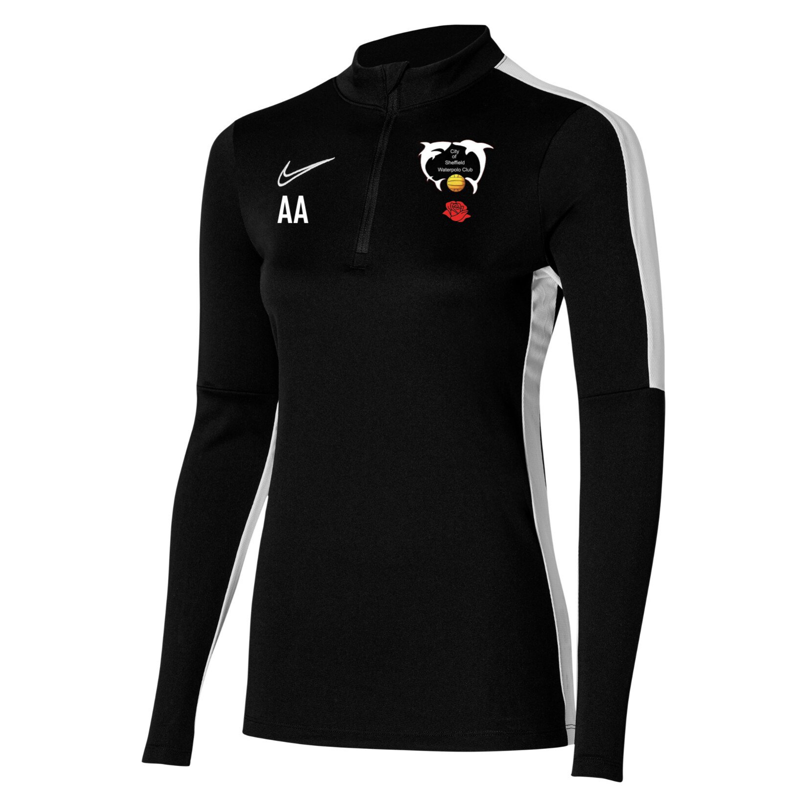 Nike Dri-Fit Academy 23 Drill Top (W) - Black/White/White