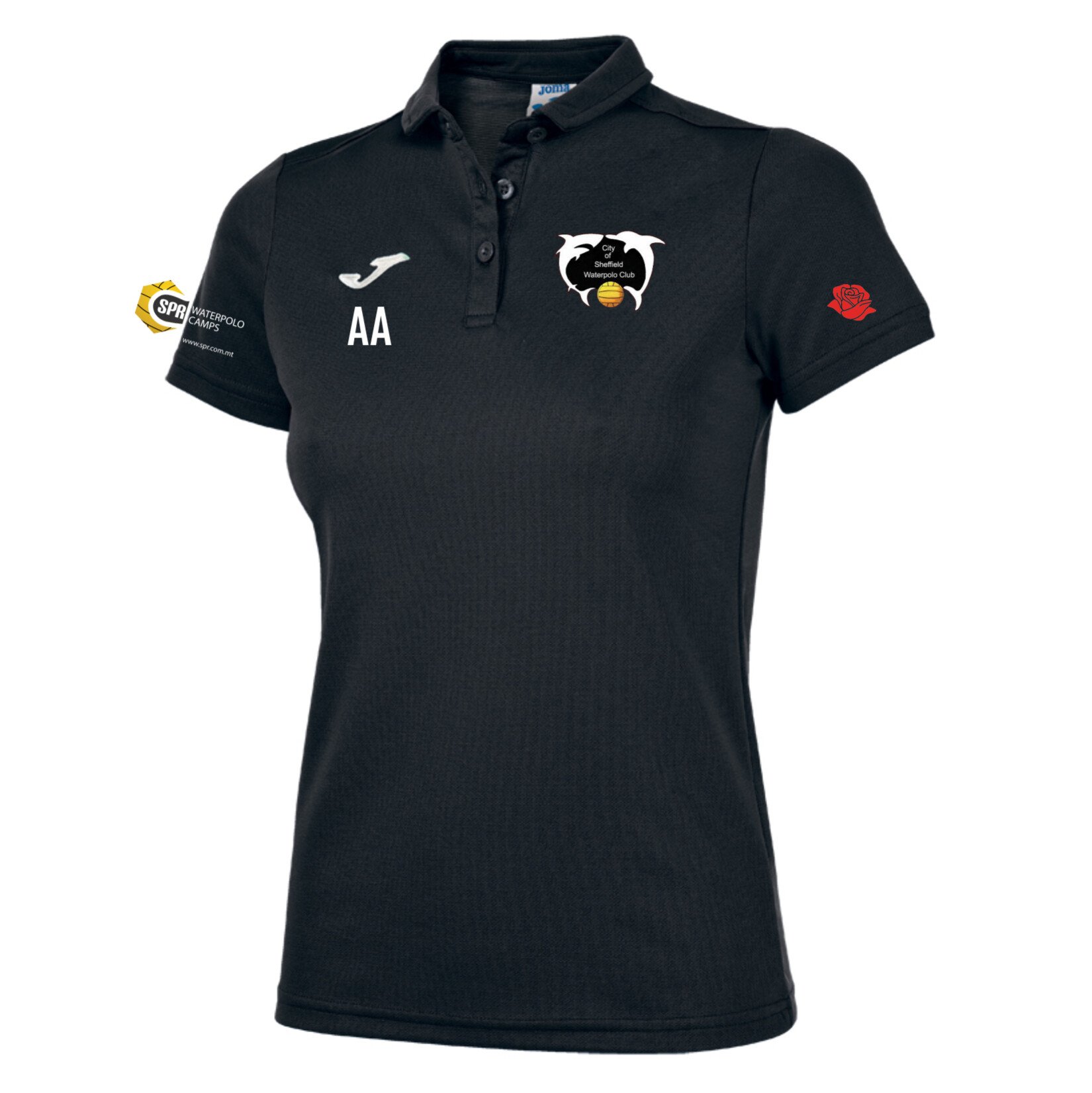 Joma HOBBY POLO (W) - Black/White