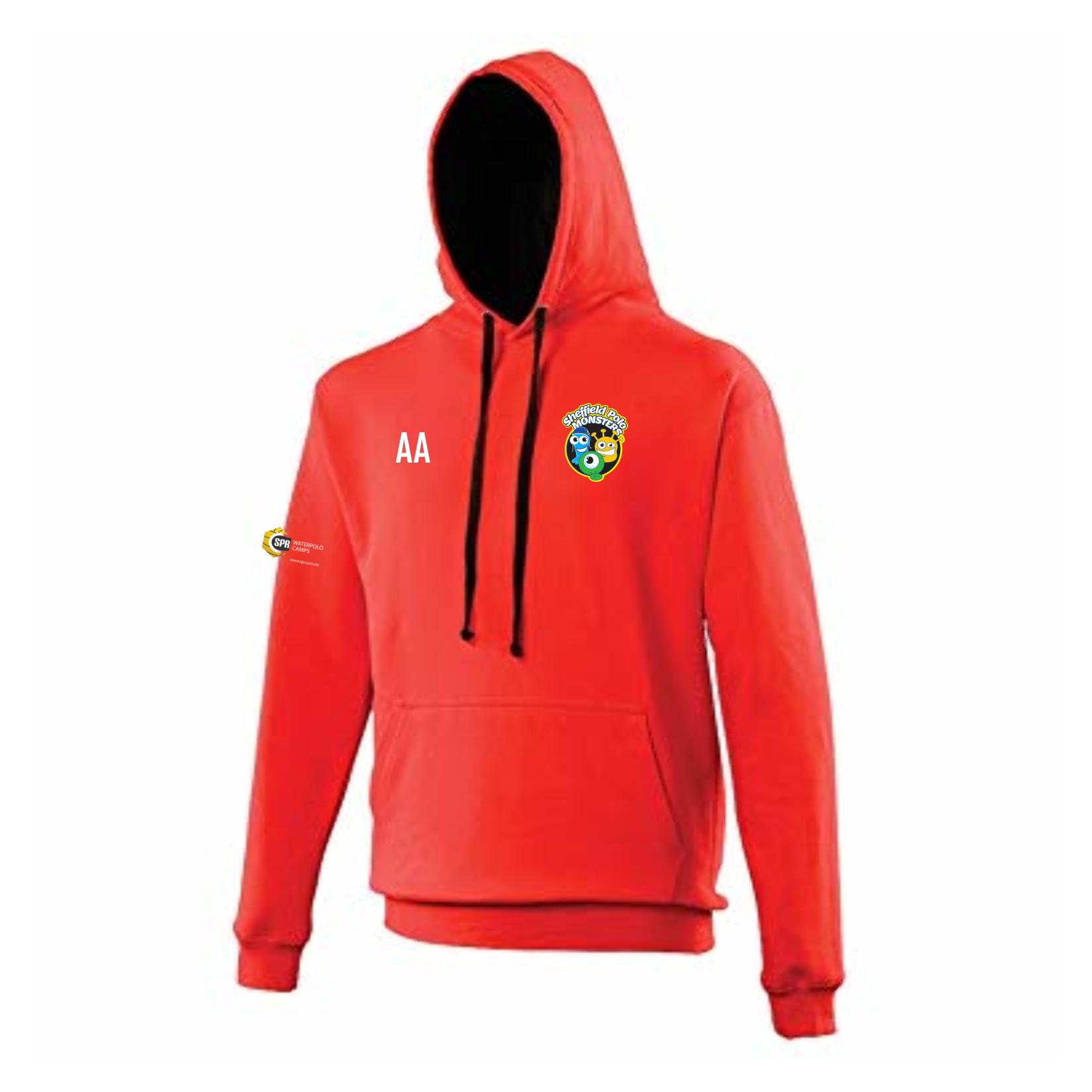 Varsity Hoodie - Fire Red/Jet Black