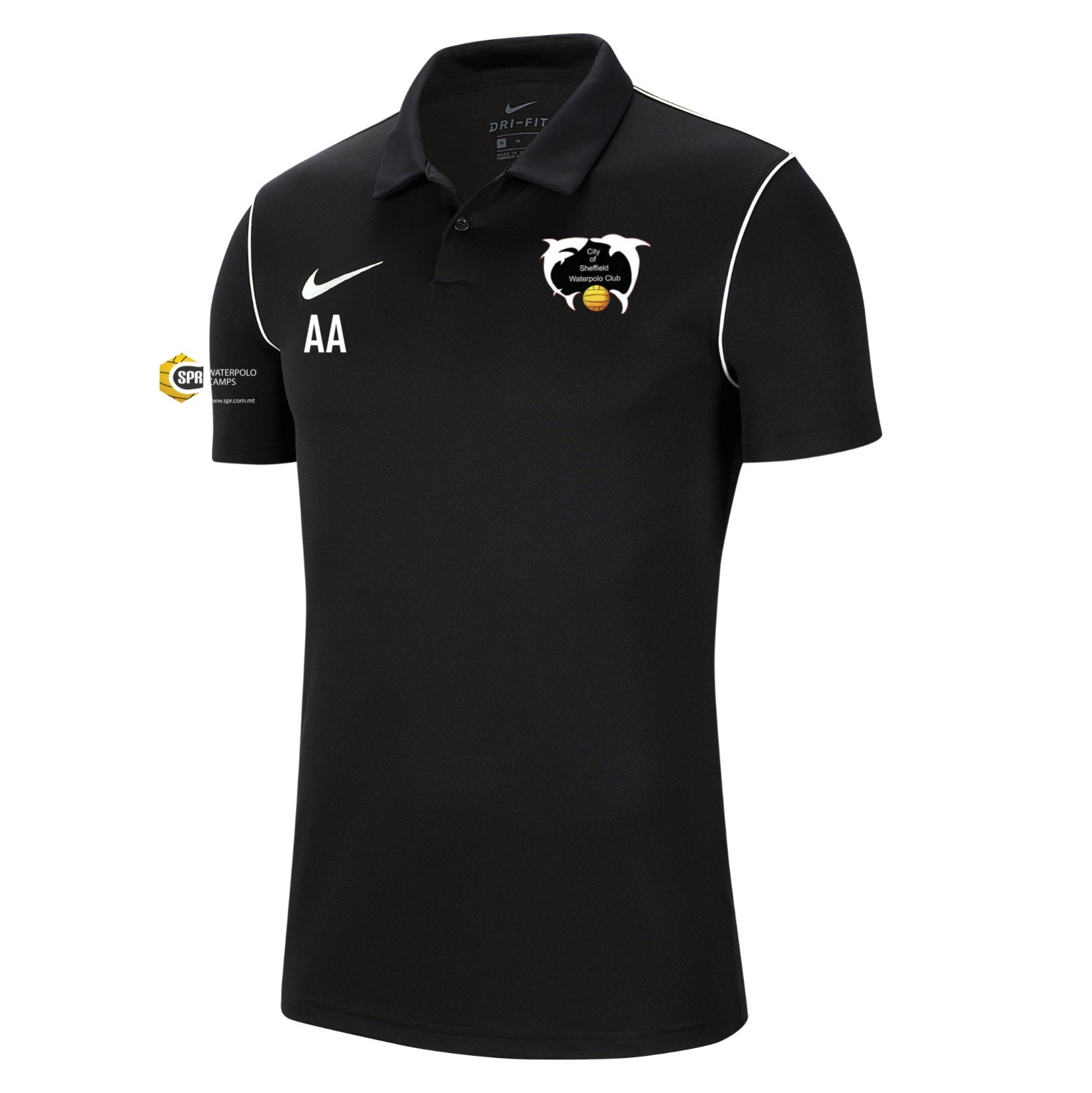 Nike Dri-FIT Park 20 Polo - Black/White/White