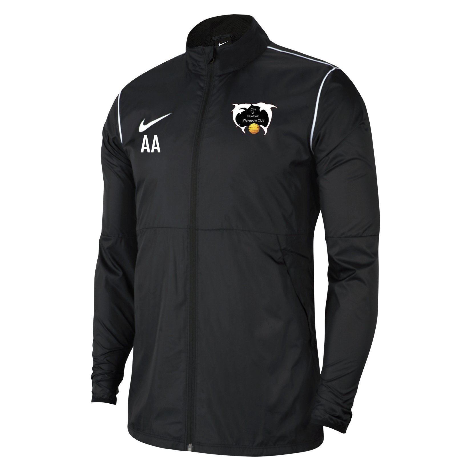 Nike Park 20 Repel Rain Jacket - Black/White/White