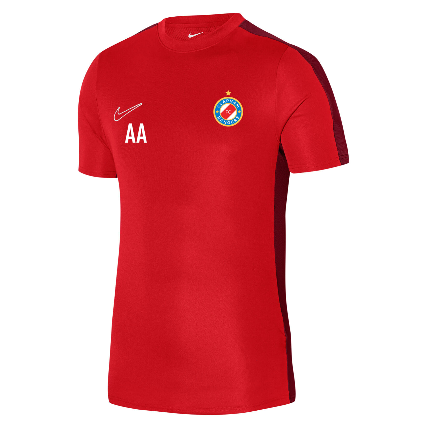 Nike Academy 23 Short Sleeve Training Top - University Red/Gym Red/White
