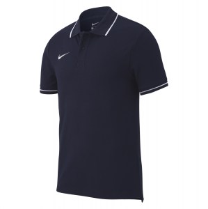 Nike Team Club 19 Polo Obsidian-White