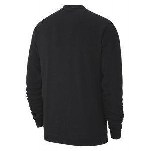 Nike Team Club 19 Crew Sweatshirt Black-White
