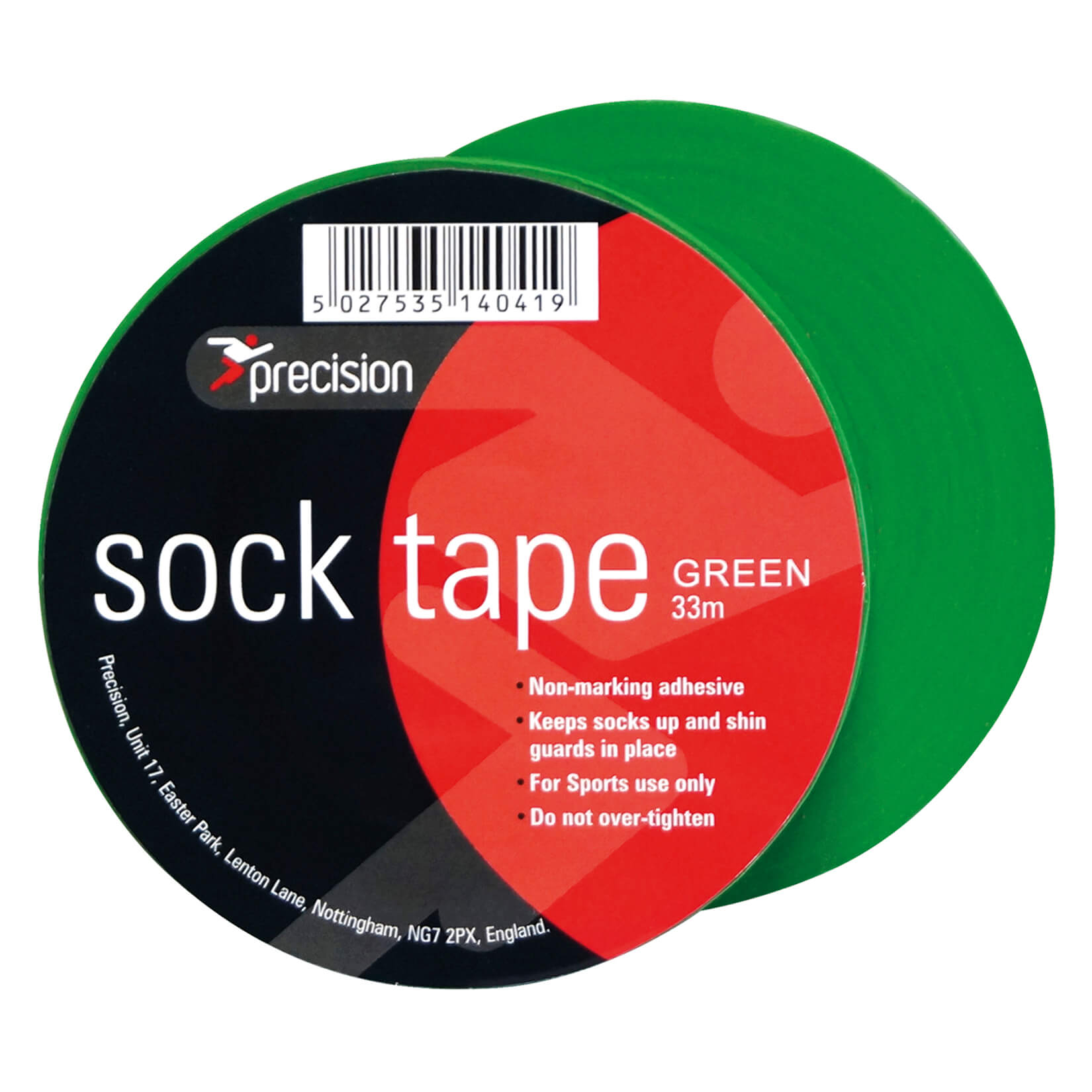 Precision Sock Tape (10 Pack) Emerald Green