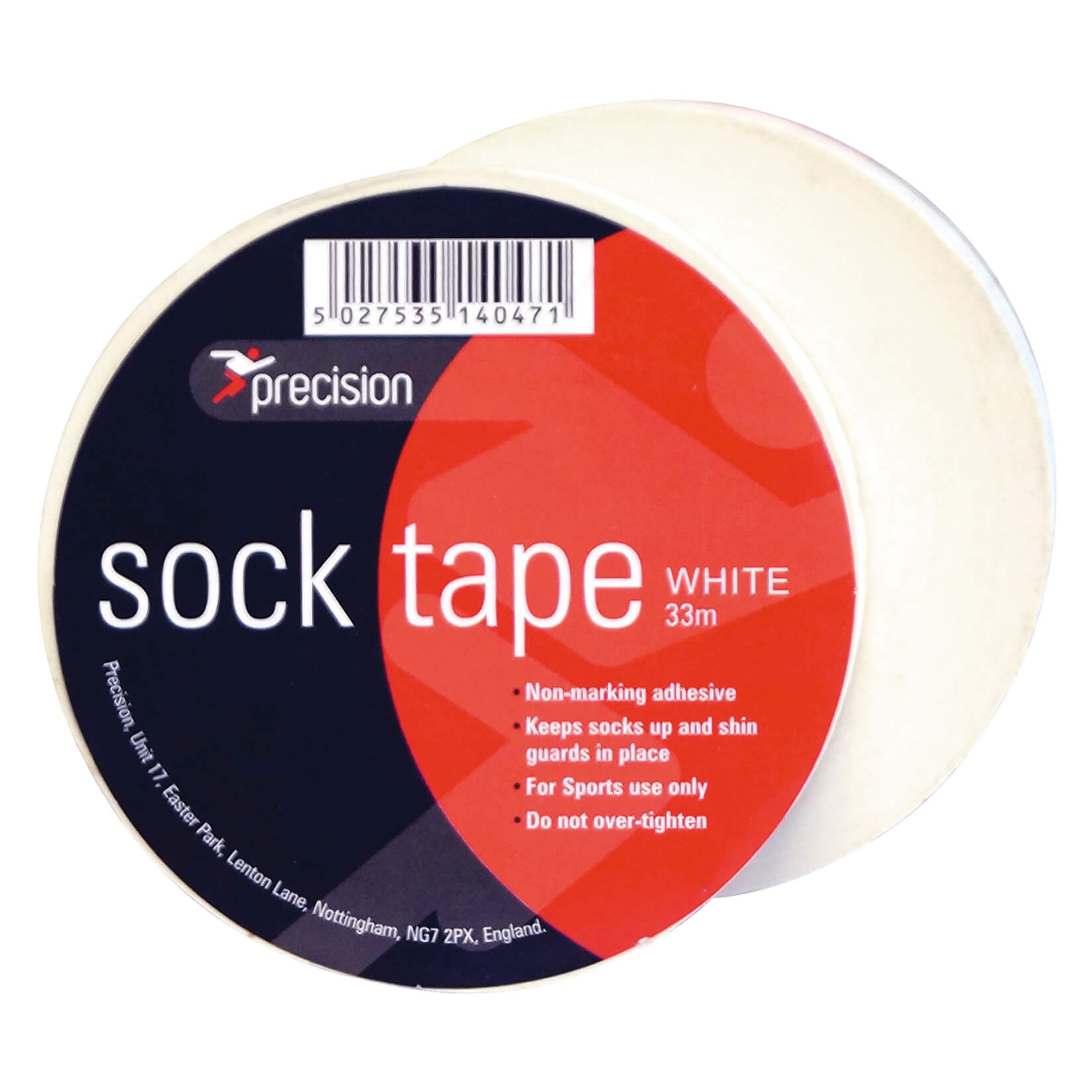 Precision Sock Tape (10 Pack) White