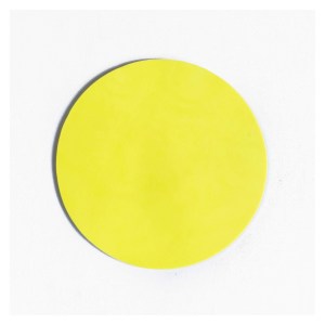 Flat Round Markers Yellow
