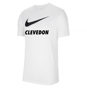 Nike Team Club 20 Swoosh Tee (M) White-Black