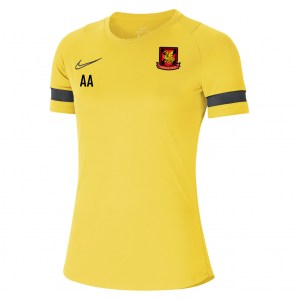 Nike Academy 21 Training Top (W) Tour Yellow-Black-Anthracite-Black