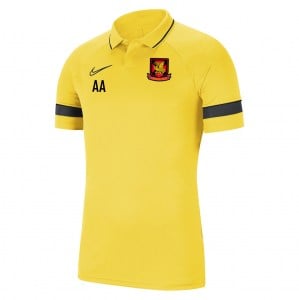 Nike Academy 21 Performance Polo (M) Tour Yellow-Black-Anthracite-Black