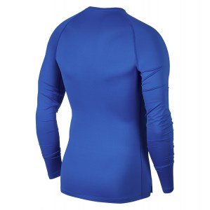 Nike Pro Tight Fit Long-Sleeve Top Game Royal-Black