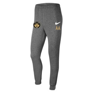 Nike Park Fleece Pants (M) Charcoal Heathr-White-White