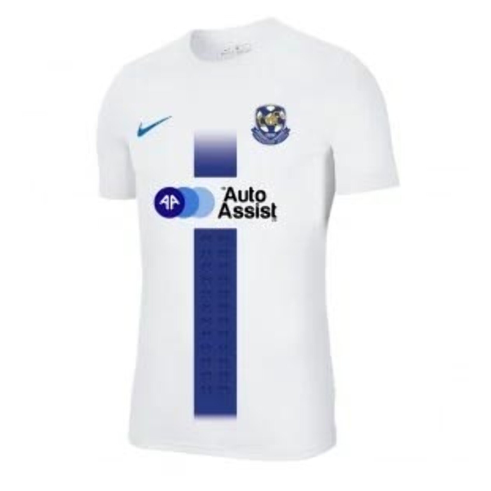 Nike Park VII Dri-FIT Short Sleeve Shirt - White/Royal Blue