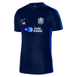 Nike Academy 23 Short Sleeve Training Top Obsidian-Royal Blue-White