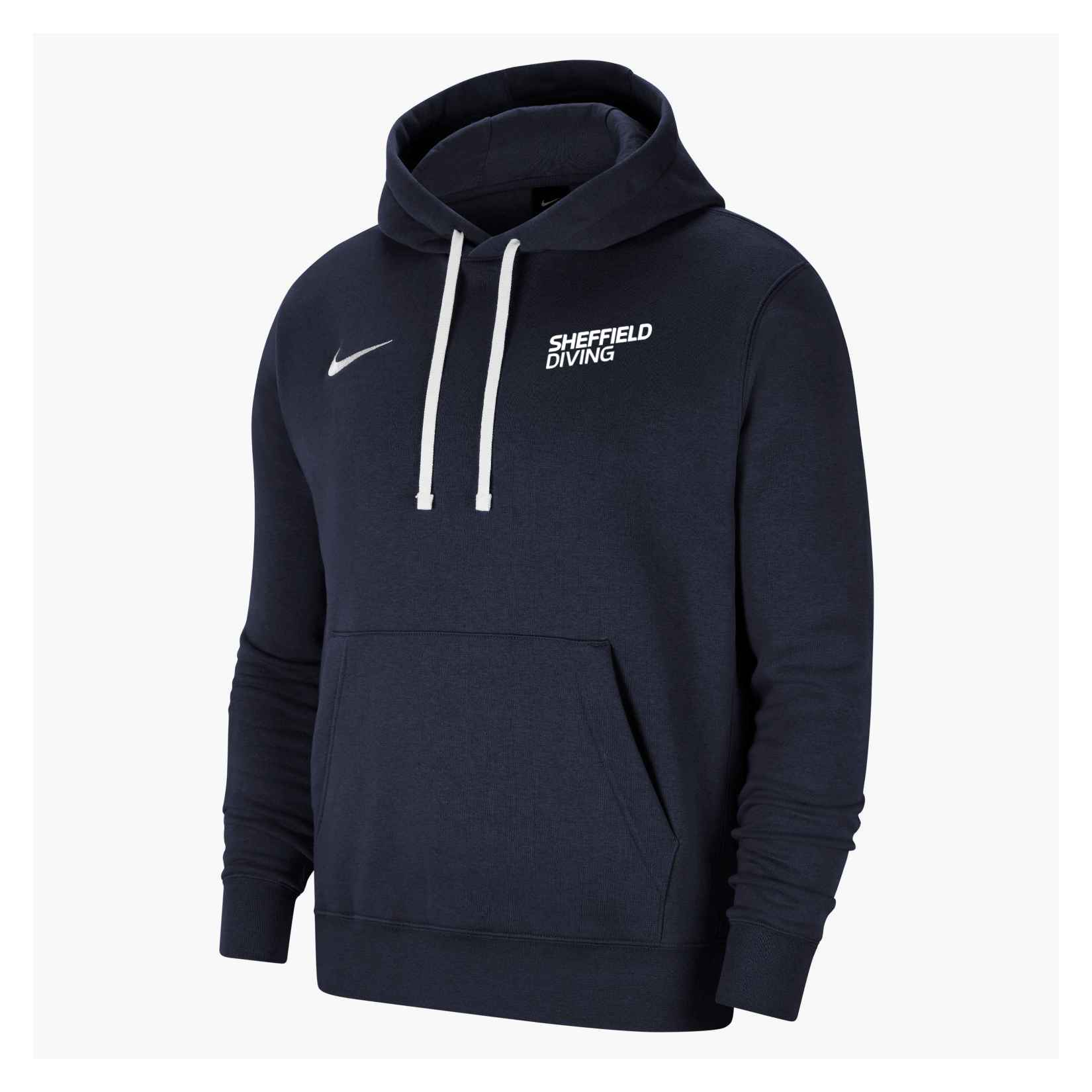 Nike Team Club 20 Fleece Hoodie (M) - Obsidian/White/White
