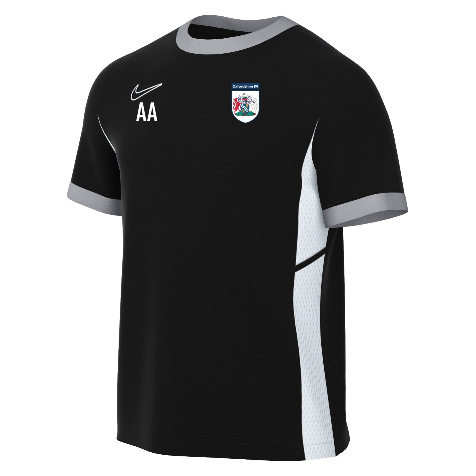 Nike Academy 25 Short-Sleeve Training Top - Black/White/White