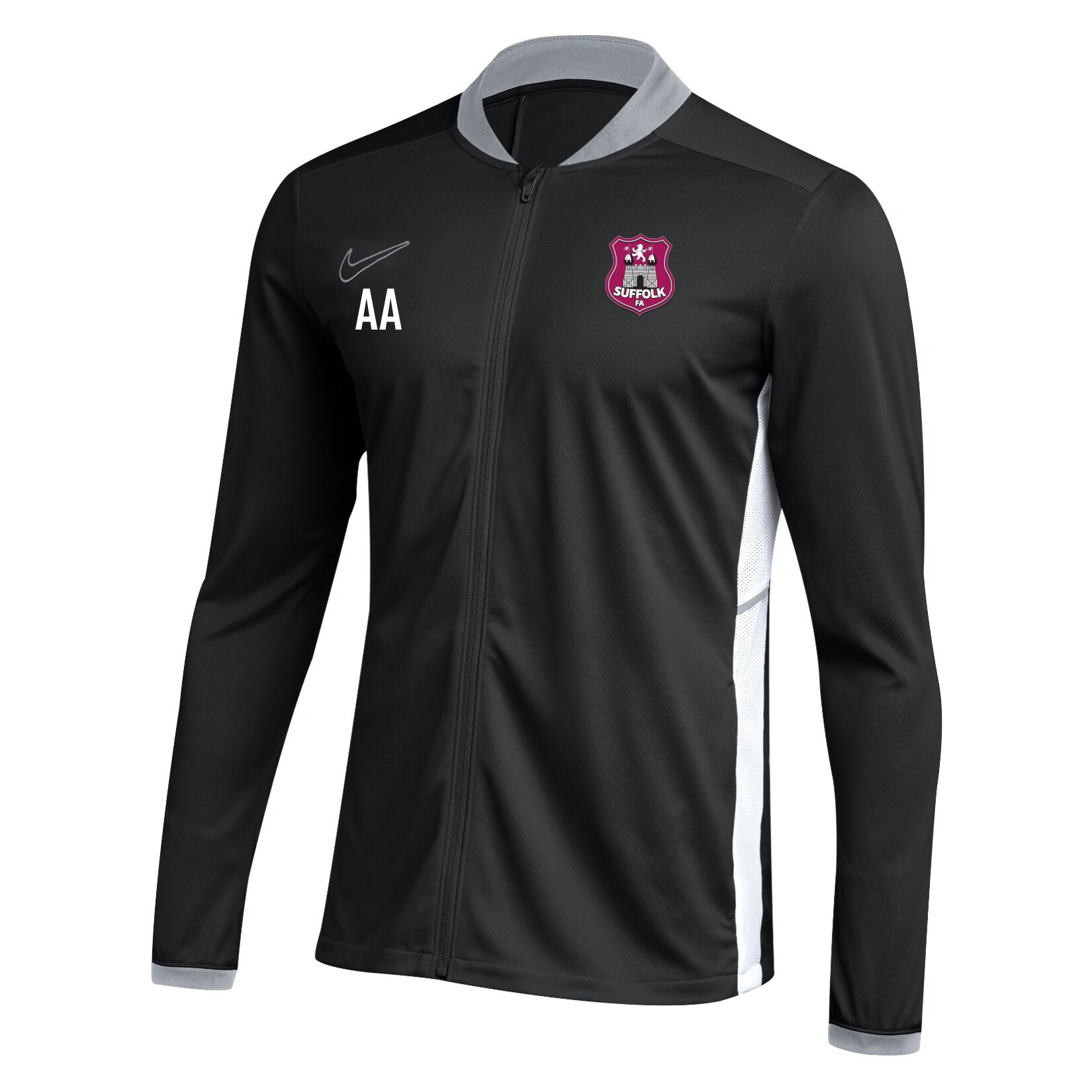Nike Dri-FIT Academy 25 Knit Track Jacket - Black/White/White