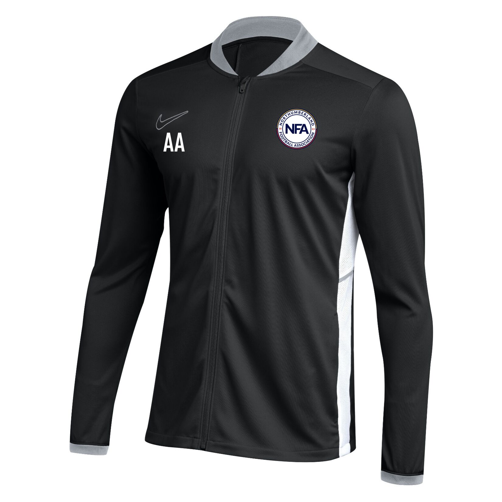 Nike Dri-FIT Academy 25 Knit Track Jacket - Black/White/White