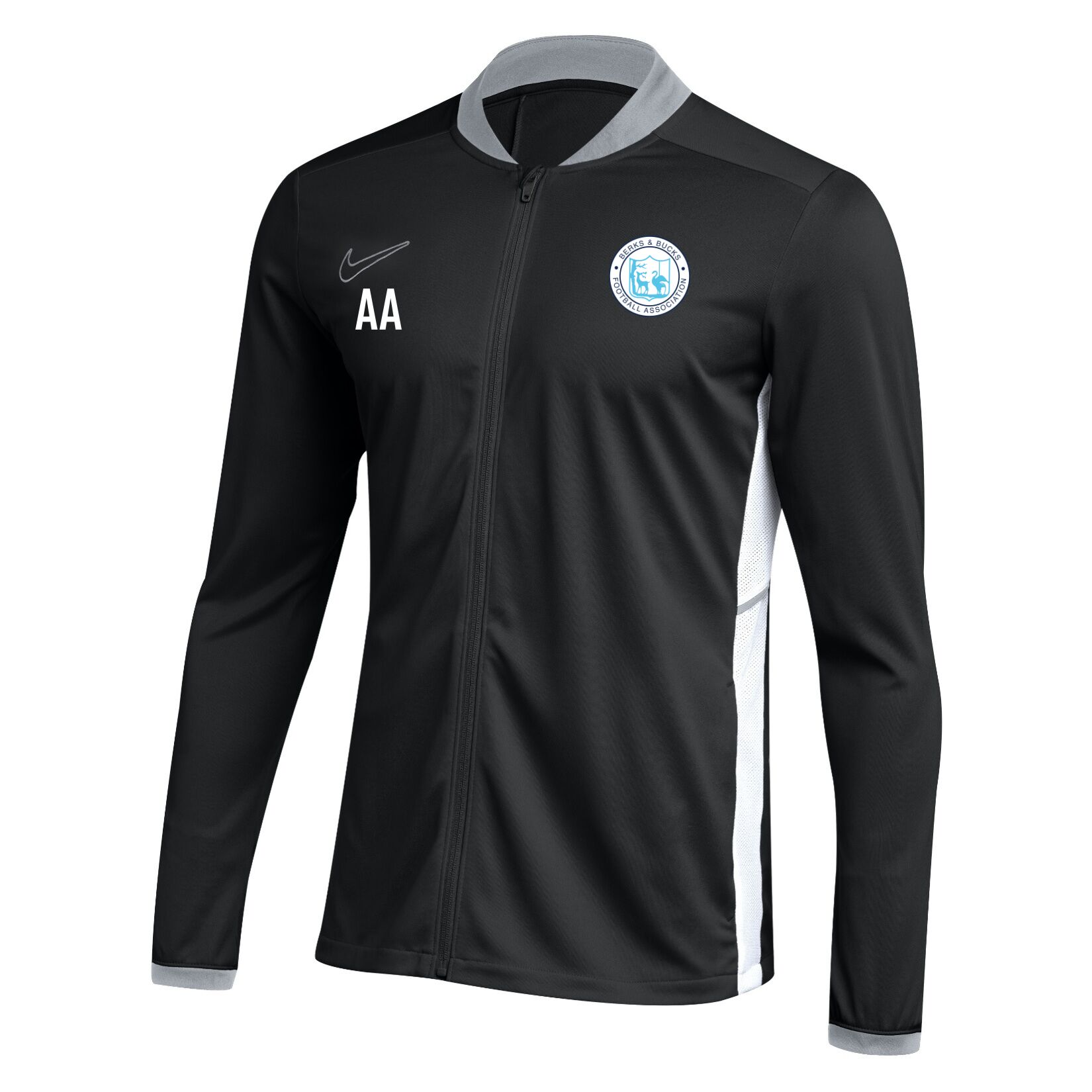 Nike Dri-FIT Academy 25 Knit Track Jacket - Black/White/White