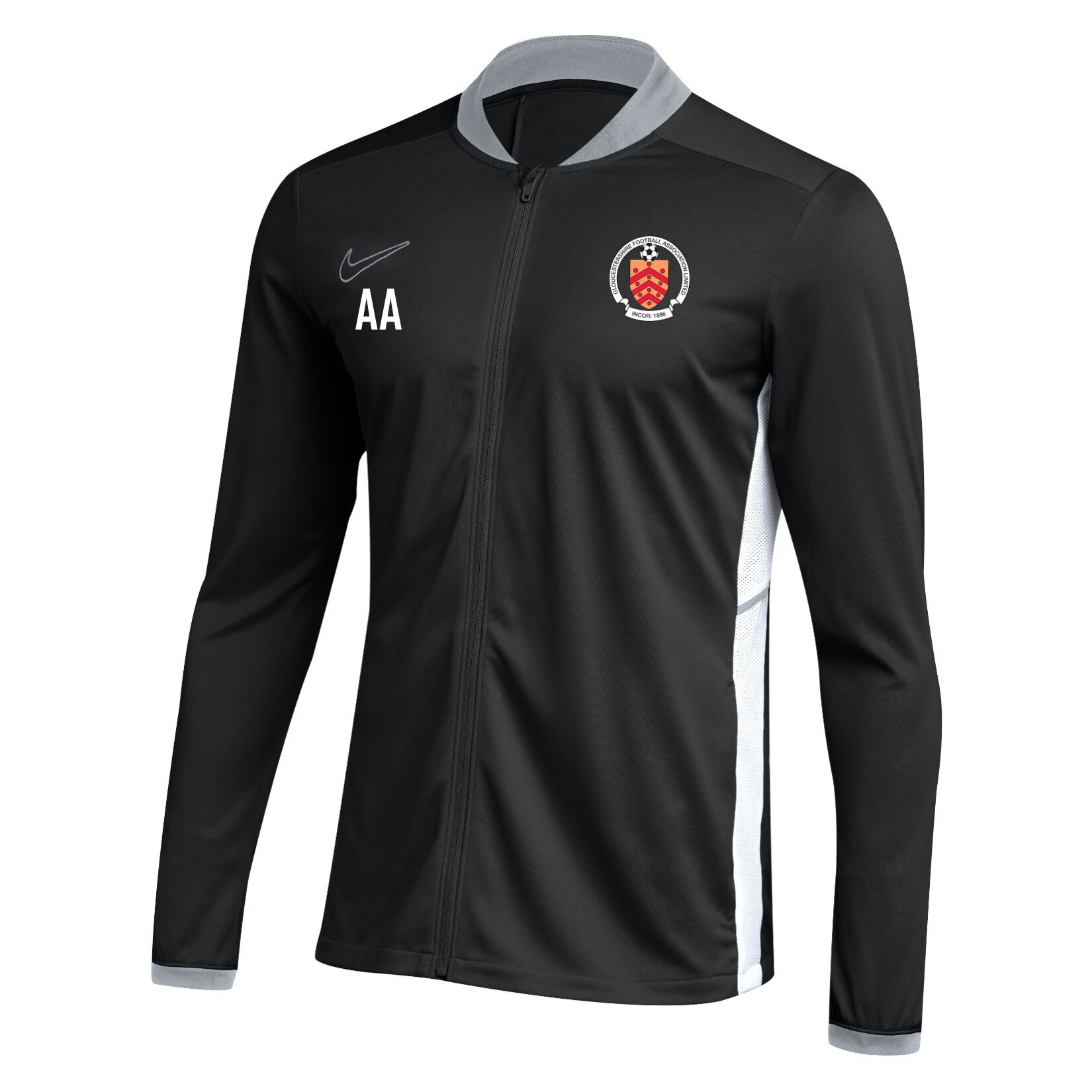 Nike Dri-FIT Academy 25 Knit Track Jacket - Black/White/White