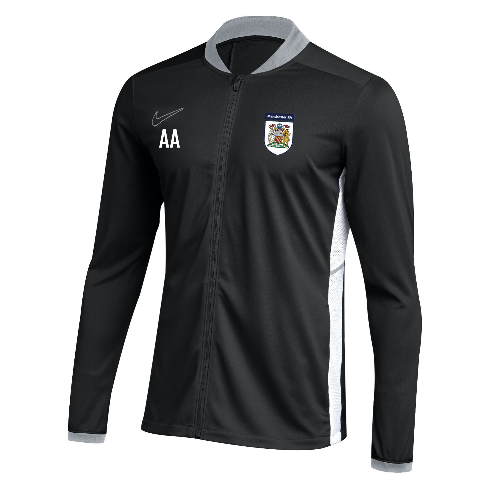Nike Dri-FIT Academy 25 Knit Track Jacket - Black/White/White