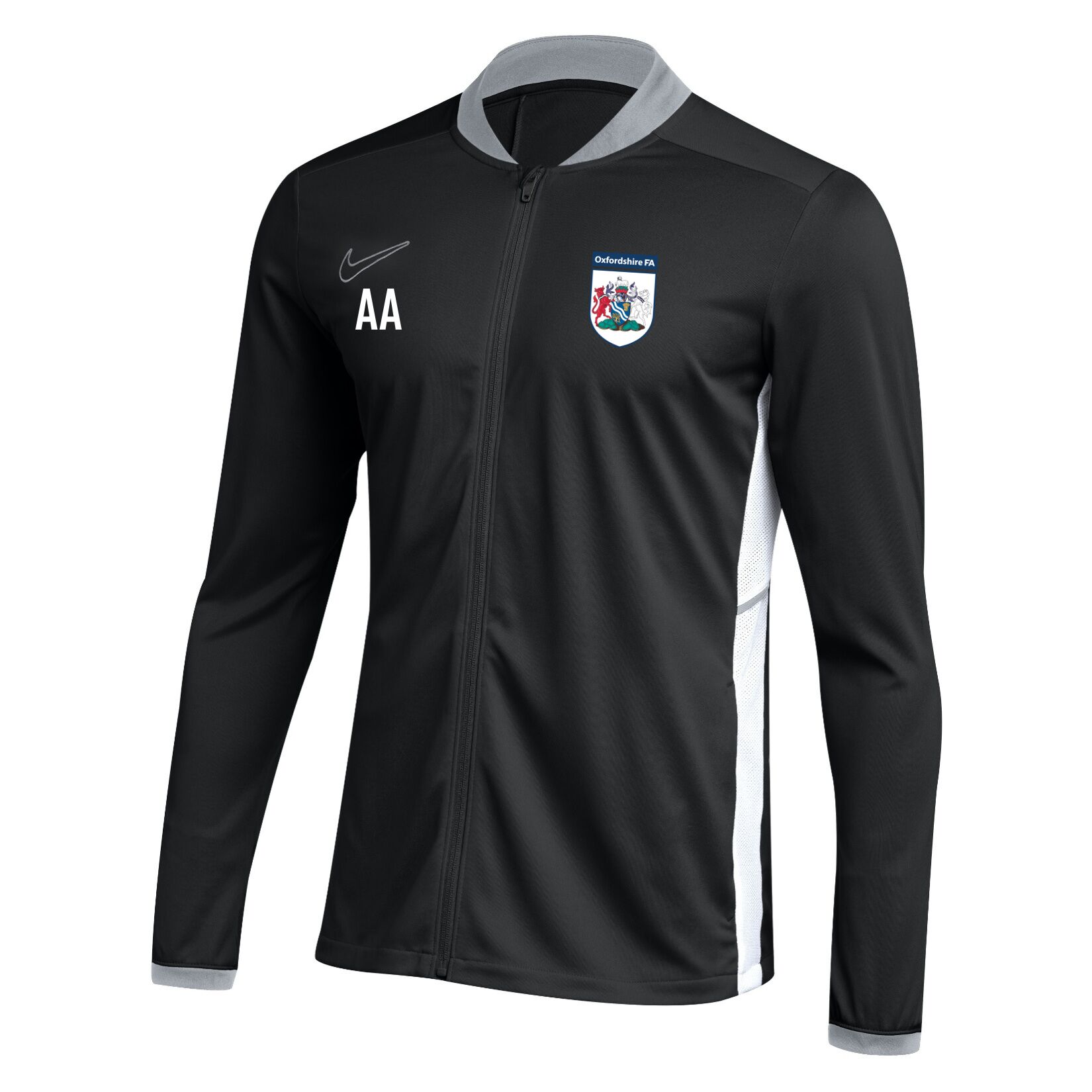 Nike Dri-FIT Academy 25 Knit Track Jacket - Black/White/White
