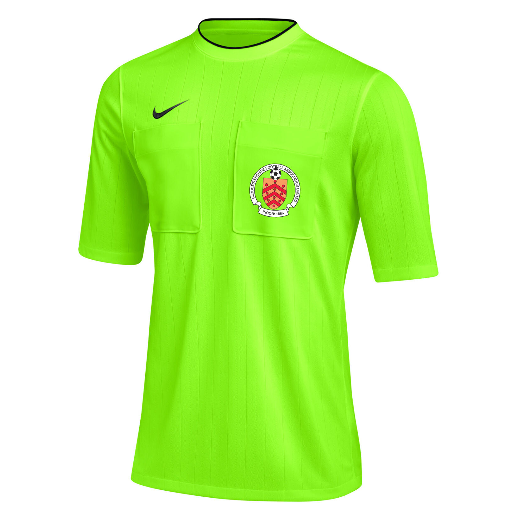 Nike Dry Referee II Top S/S - Volt/Black