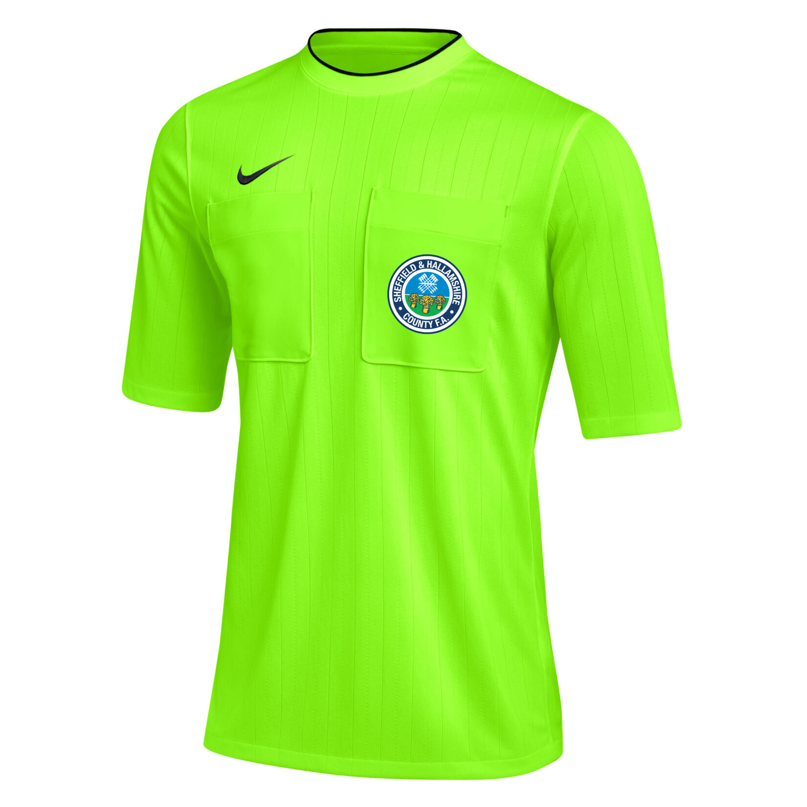 Nike Dry Referee II Top S/S - Volt/Black