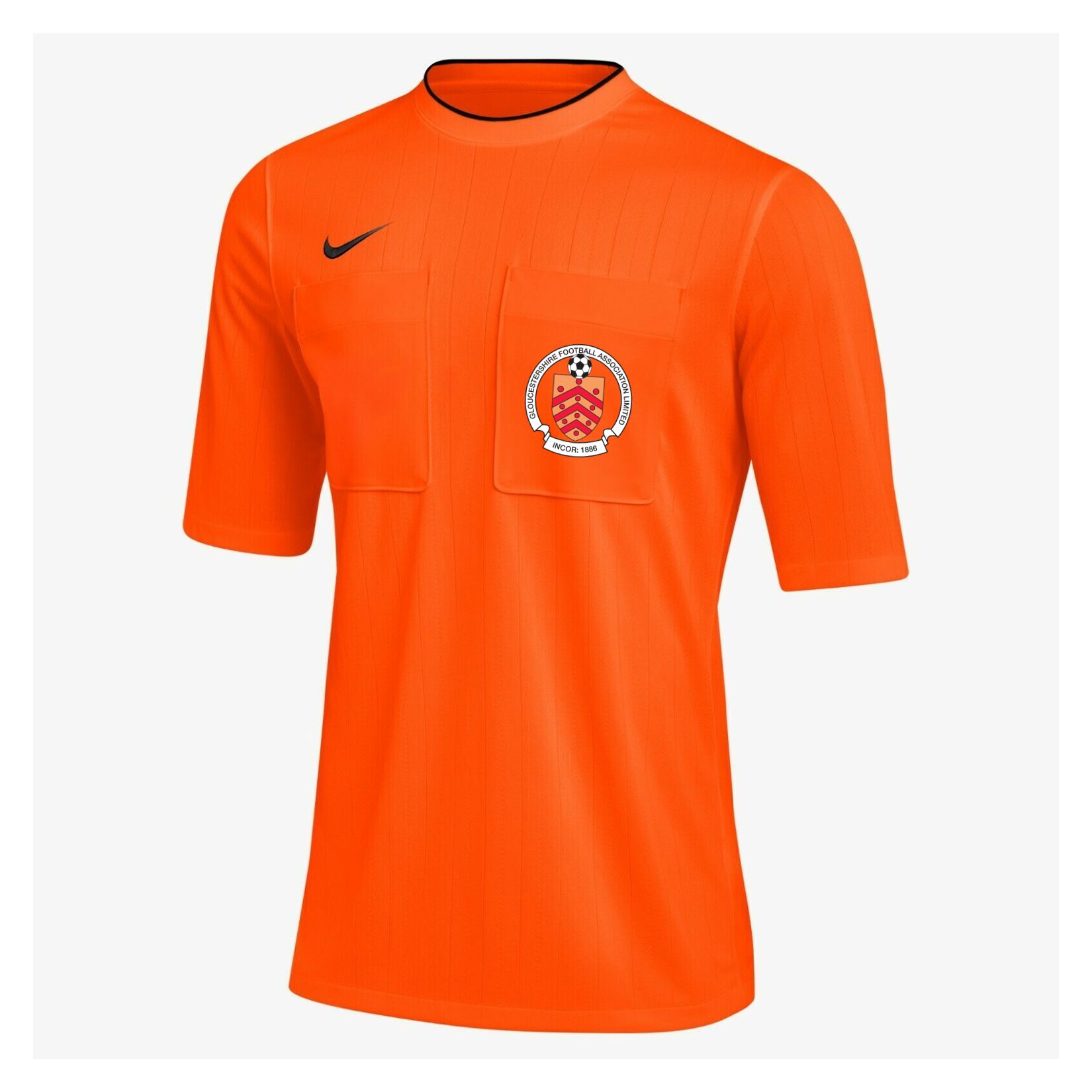 Nike Dry Referee II Top S/S - Safety Orange/Black