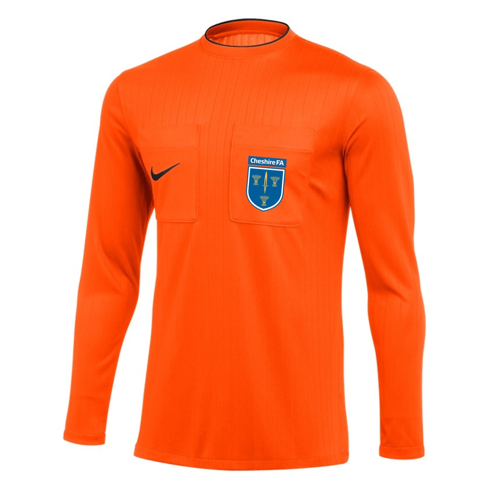 Nike Dry Referee II Top L/S - Safety Orange/Black