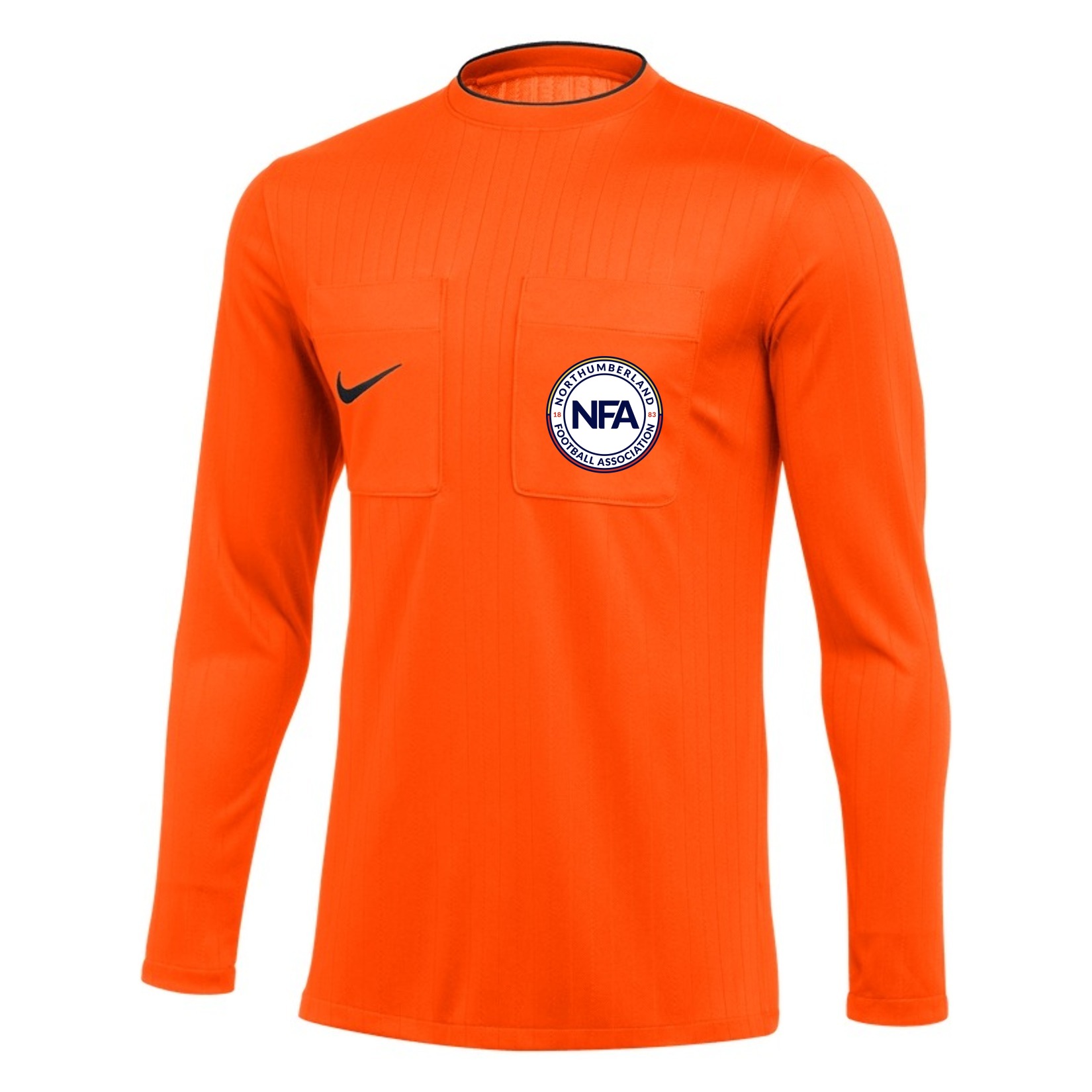 Nike Dry Referee II Top L/S - Safety Orange/Black