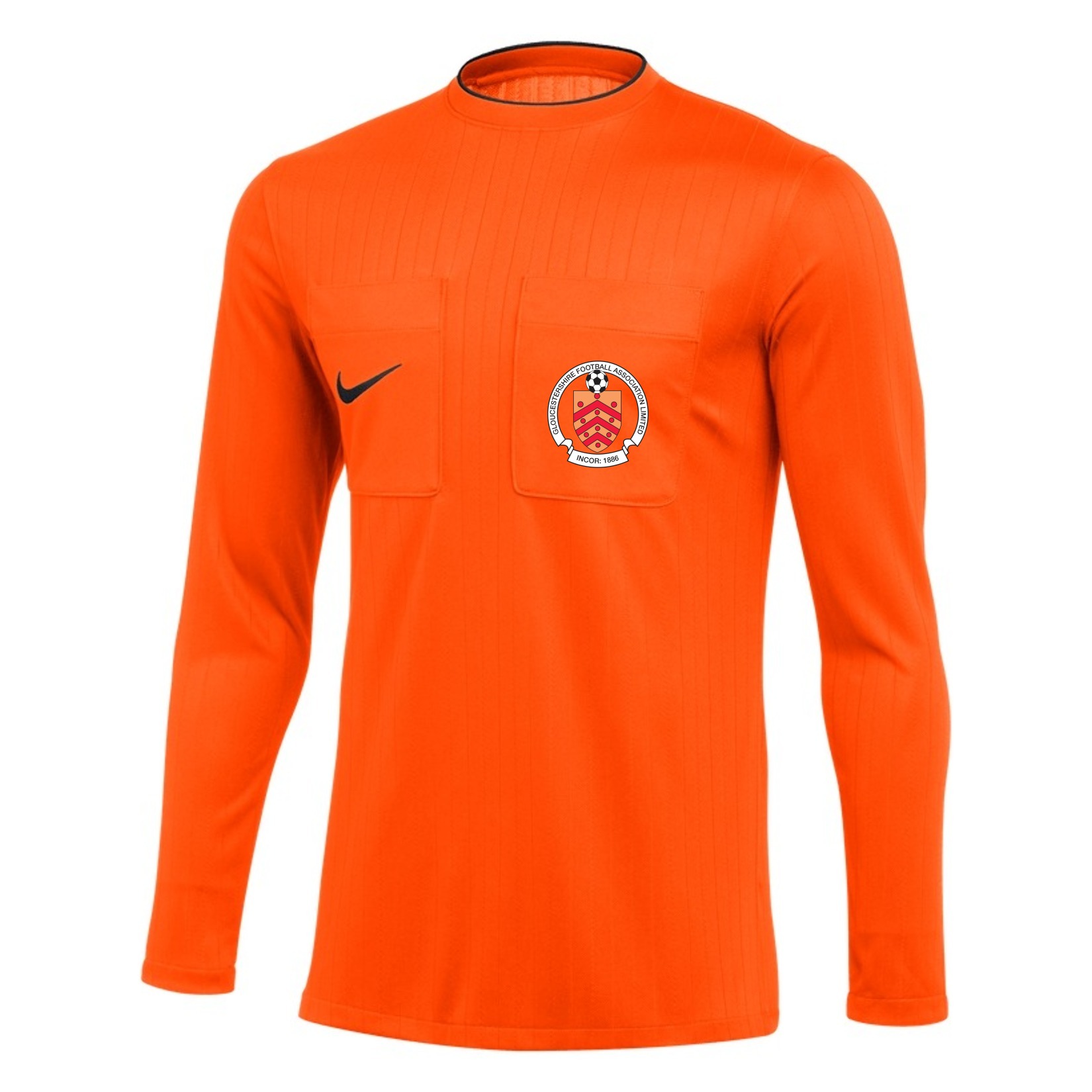 Nike Dry Referee II Top L/S - Safety Orange/Black