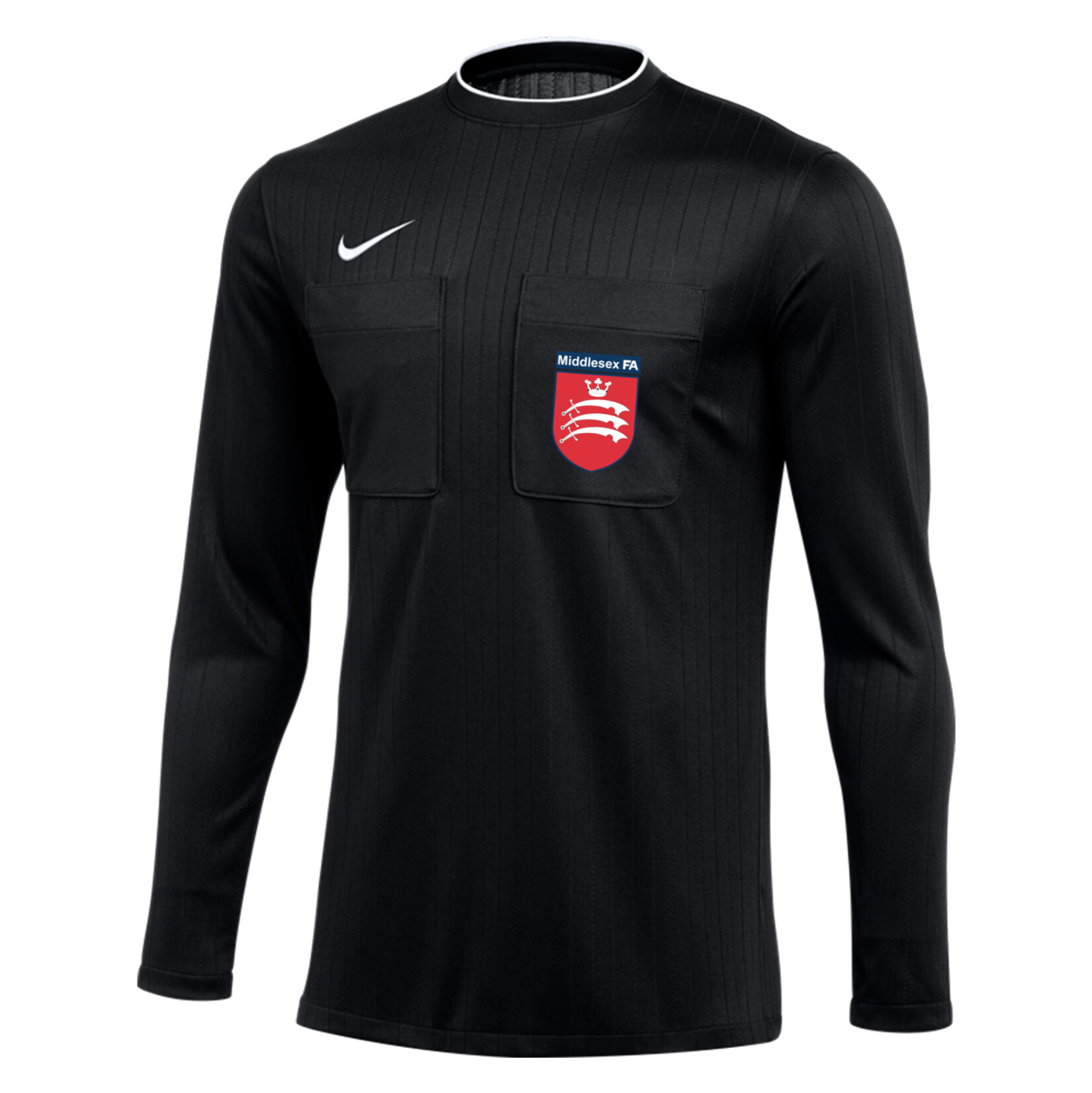 Nike Dry Referee II Top L/S - Black/White