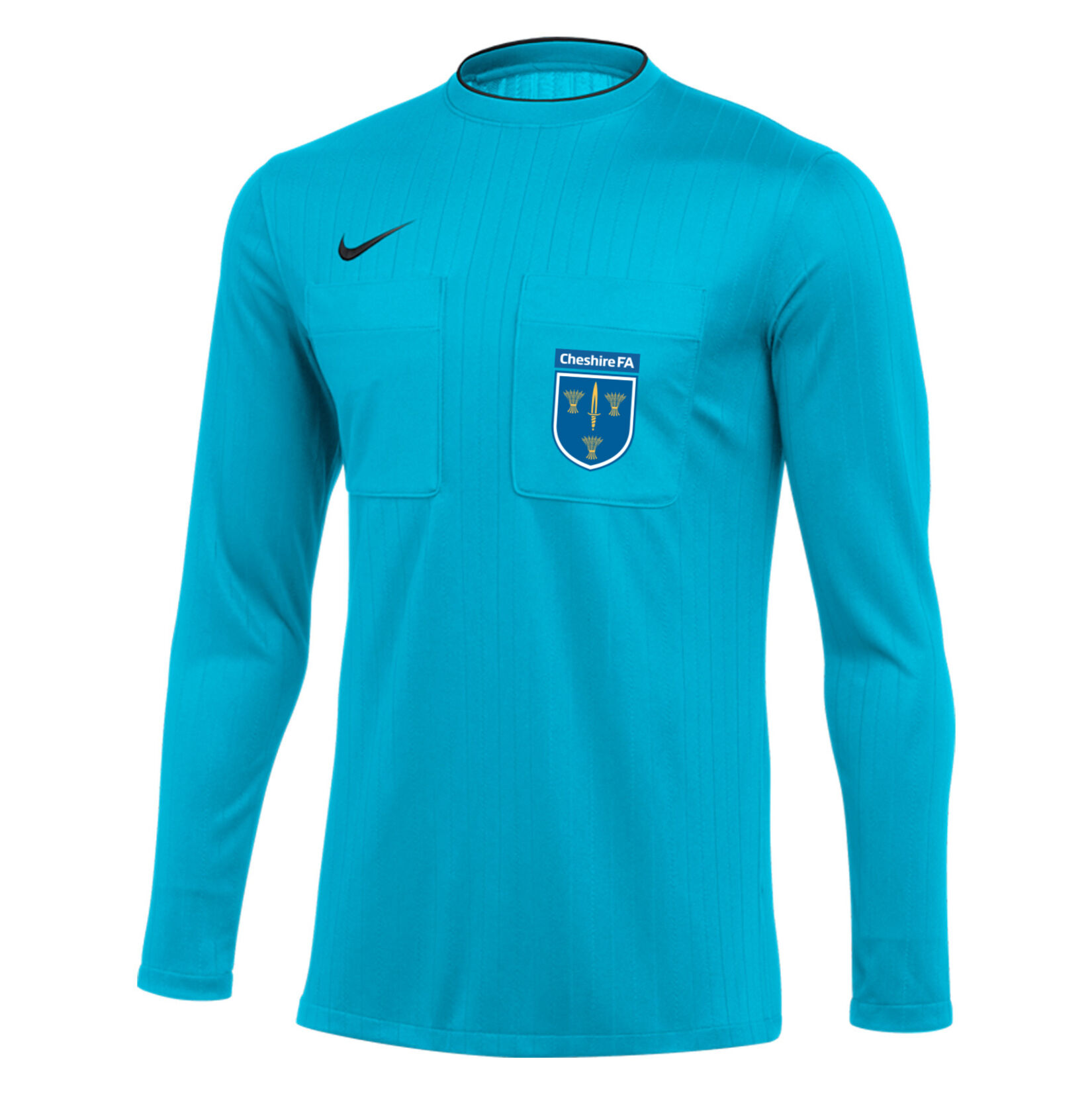 Nike Dry Referee II Top L/S - Chlorine Blue/Black