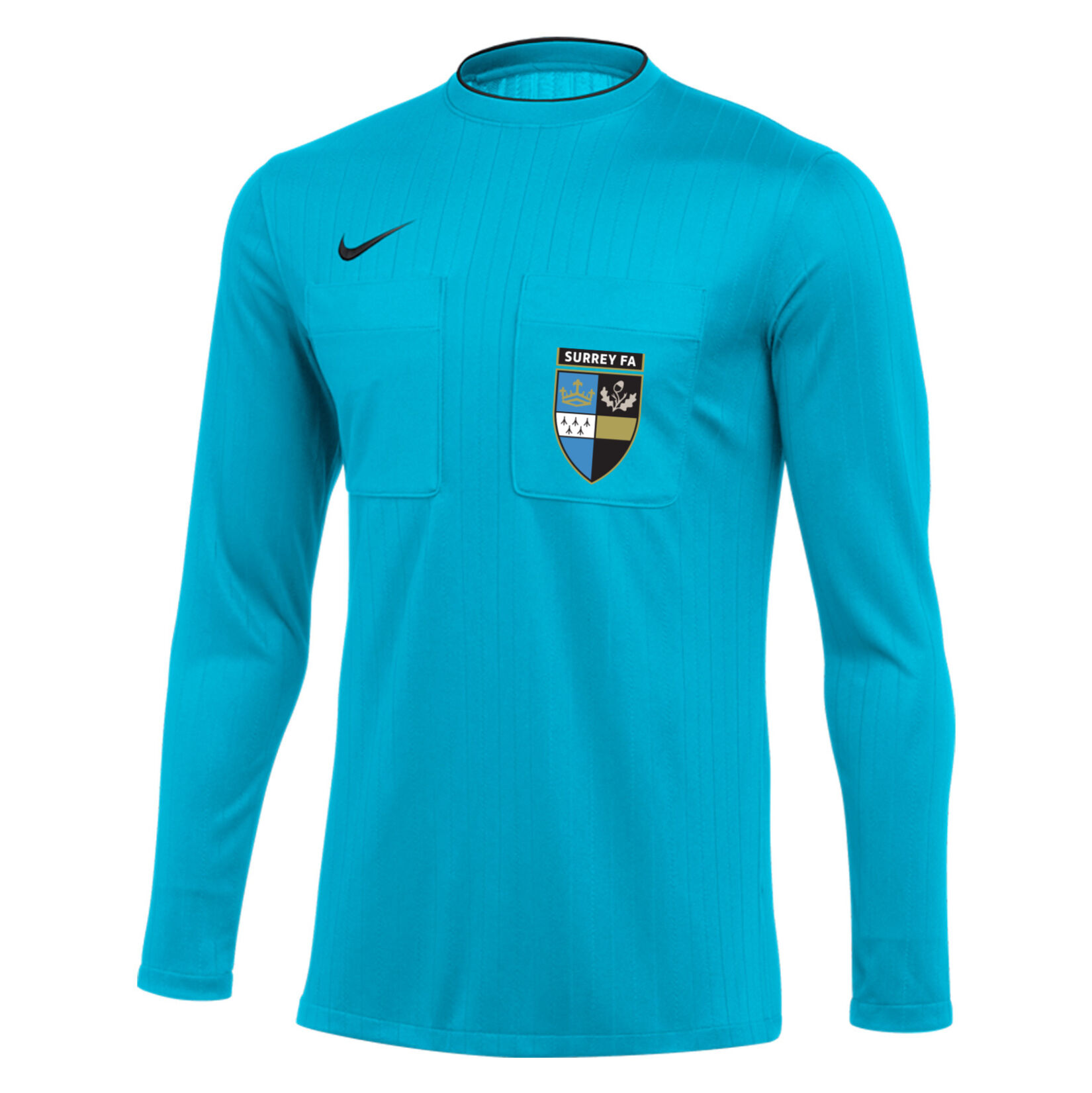 Nike Dry Referee II Top L/S - Chlorine Blue/Black