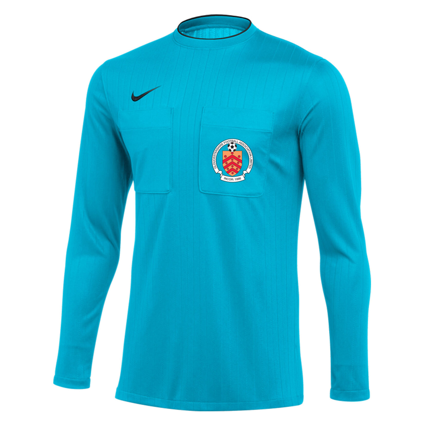 Nike Dry Referee II Top L/S - Chlorine Blue/Black