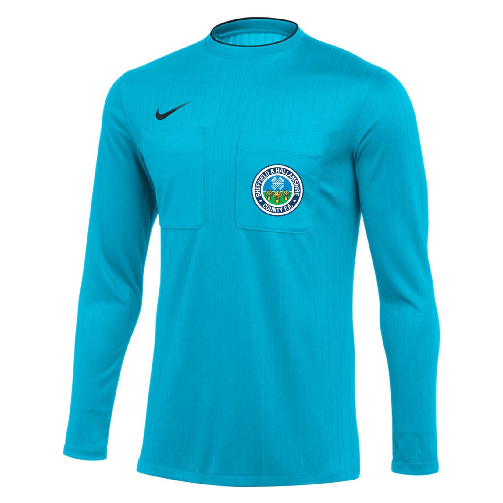 Nike Dry Referee II Top L/S - Chlorine Blue/Black