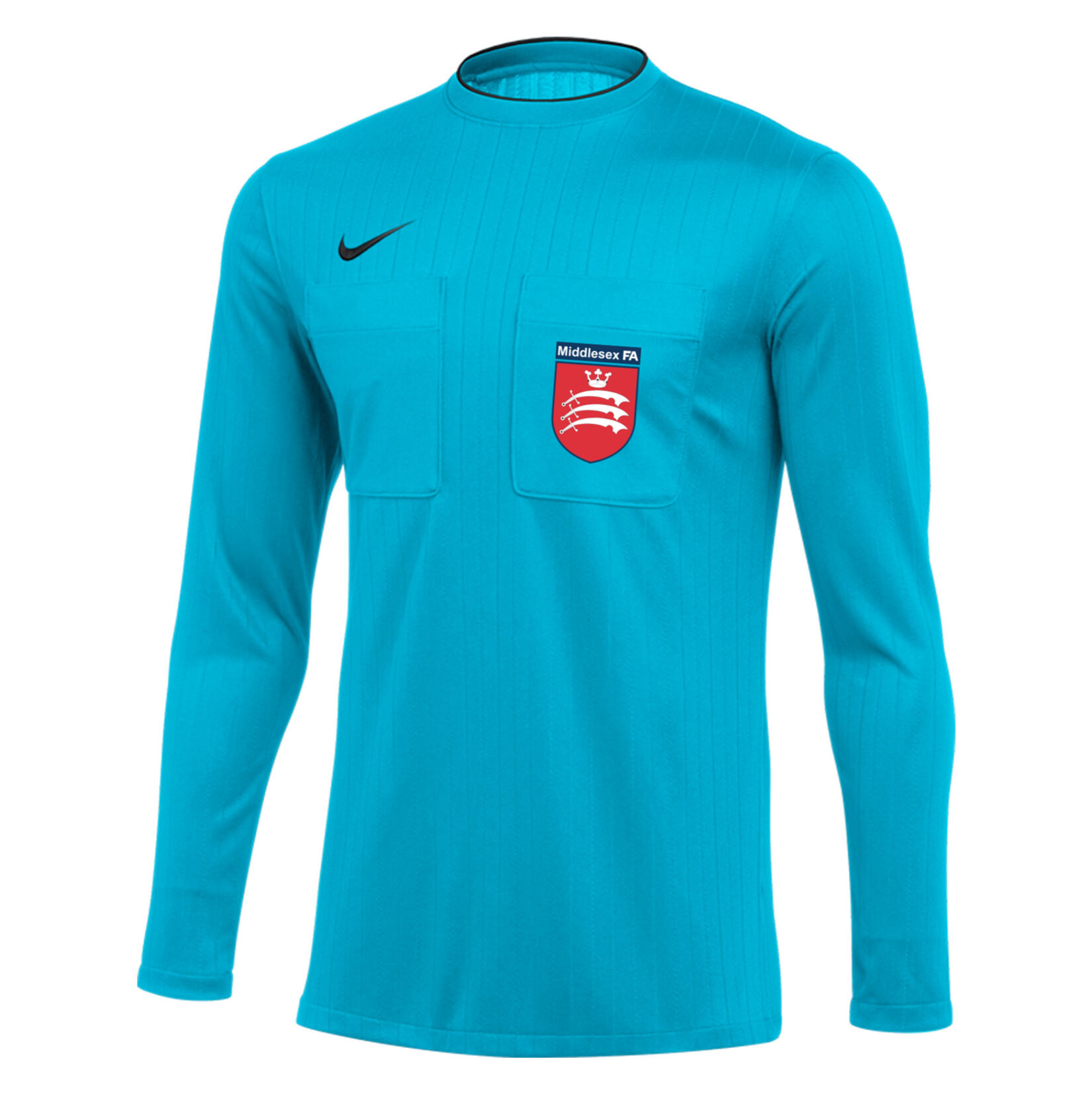Nike Dry Referee II Top L/S - Chlorine Blue/Black