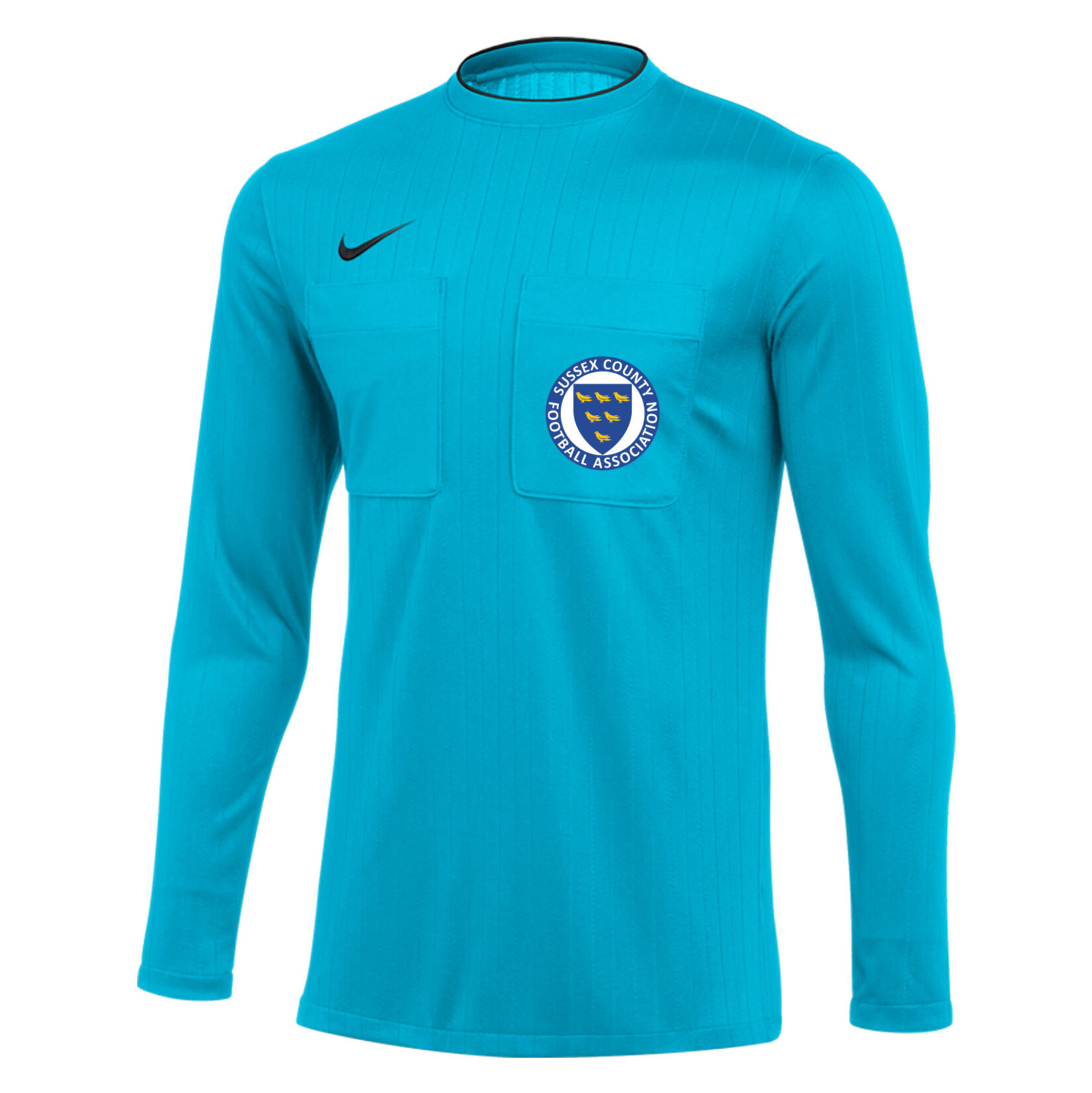 Nike Dry Referee II Top L/S - Chlorine Blue/Black