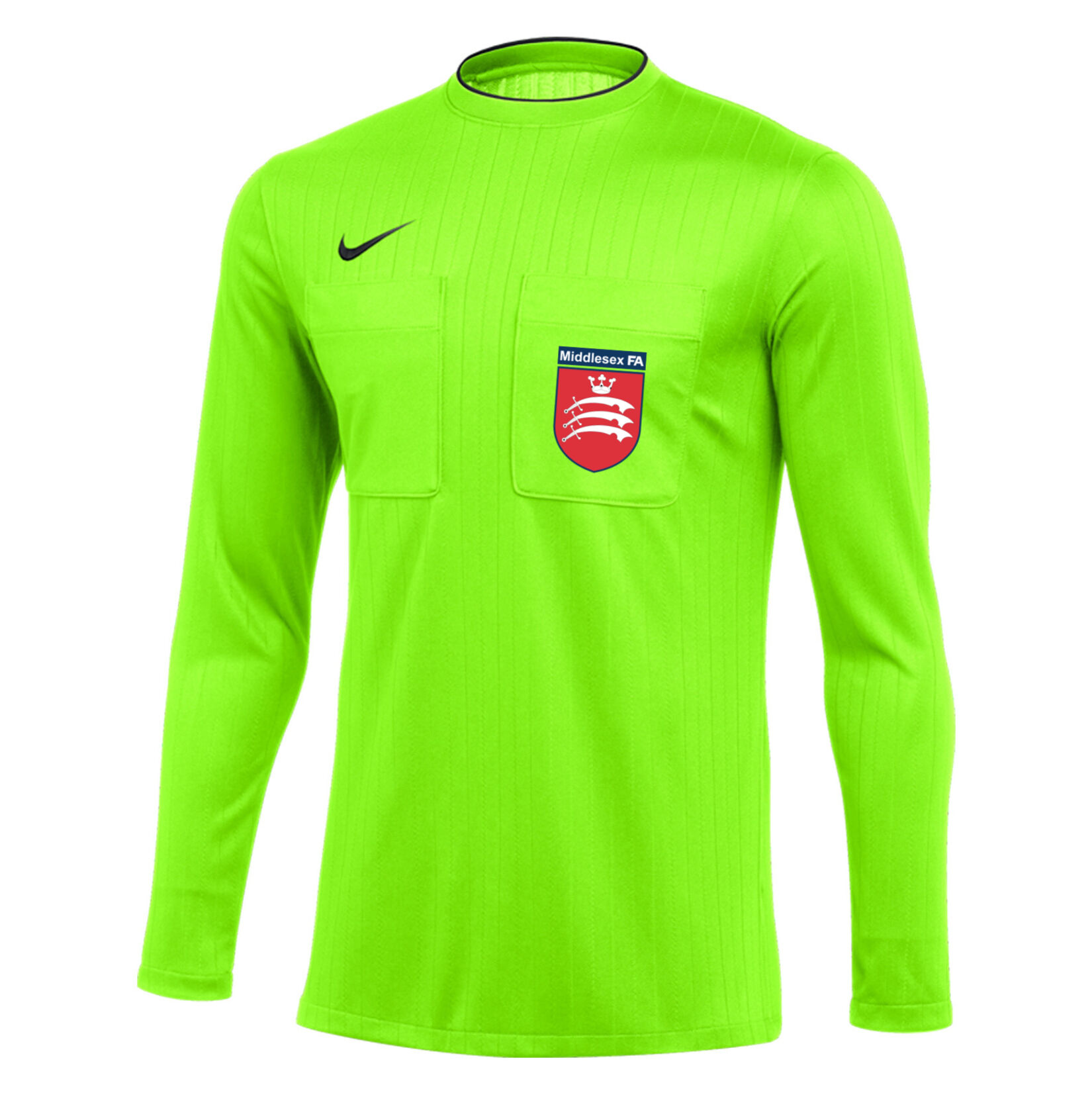 Nike Dry Referee II Top L/S - Volt/Black