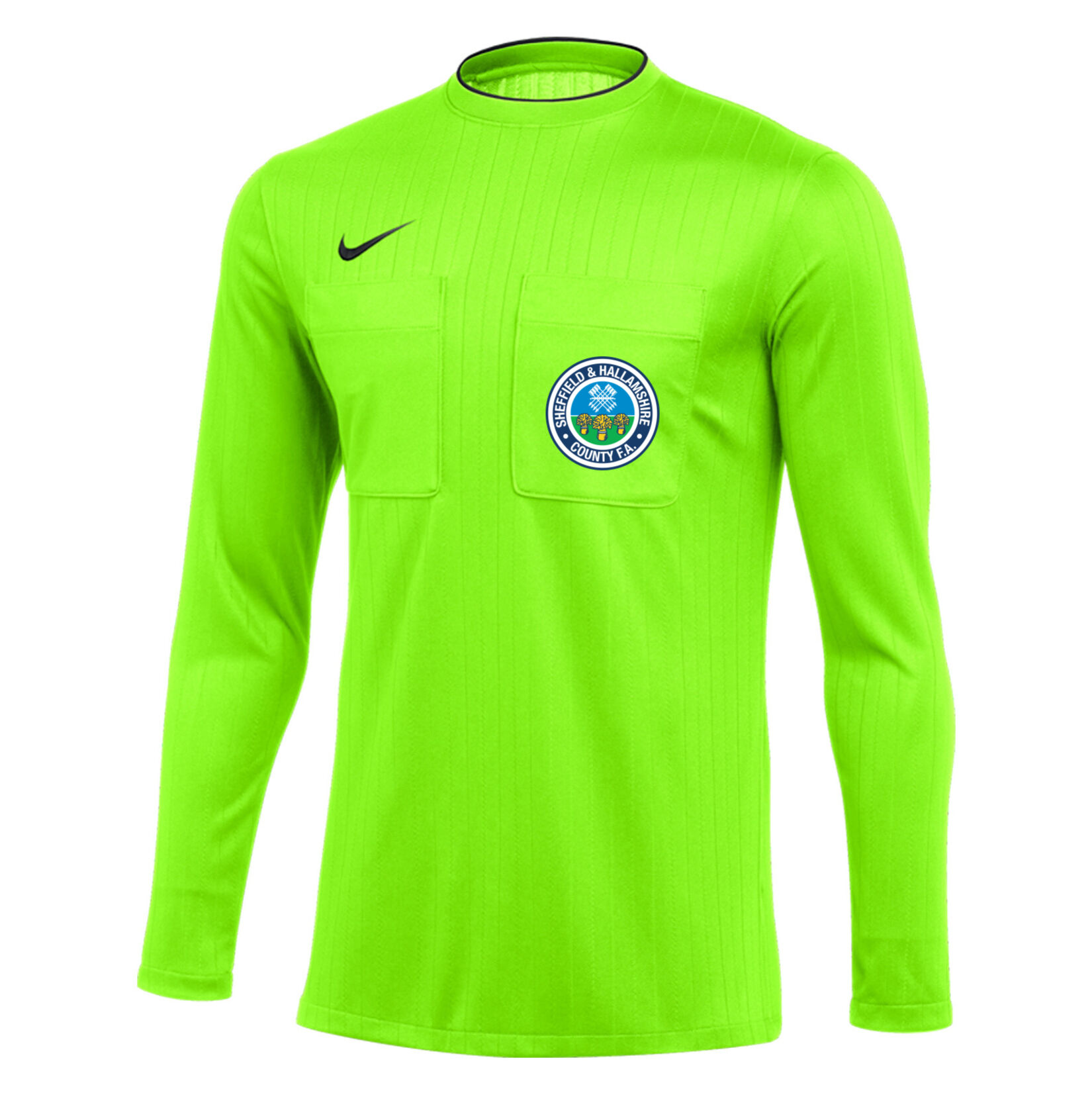 Nike Dry Referee II Top L/S - Volt/Black